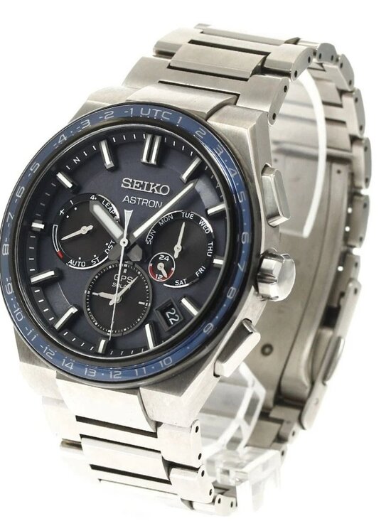 SEIKO Astron SBXC109/5X53-0BR0 GPS Solar Powered Radio Men\'s Watch_901987
